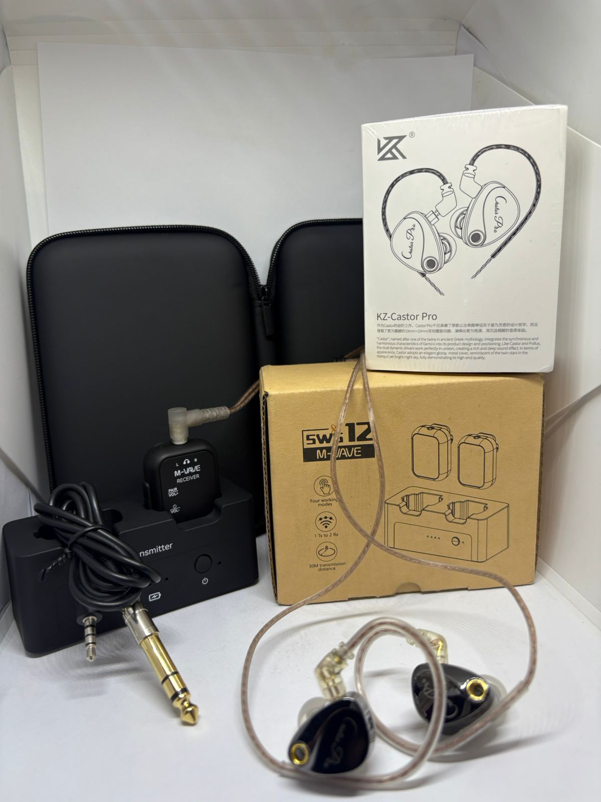 Sistema de monitoreo M-VAVE WP12 con Castor Pro Bass