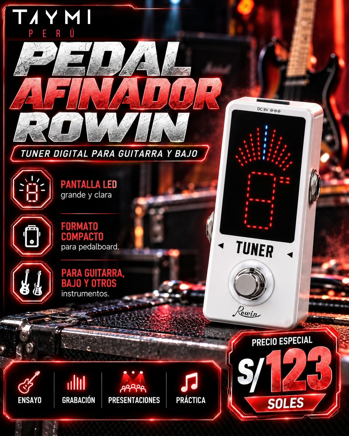 Afinador Rowin
