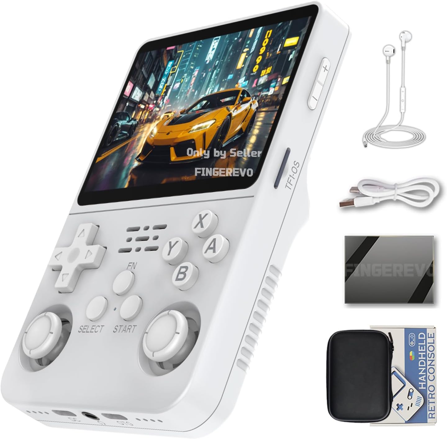 Consola Retro R36S 64GB + KZ EDX PRO - referencia Consola Retro R36S 64GB