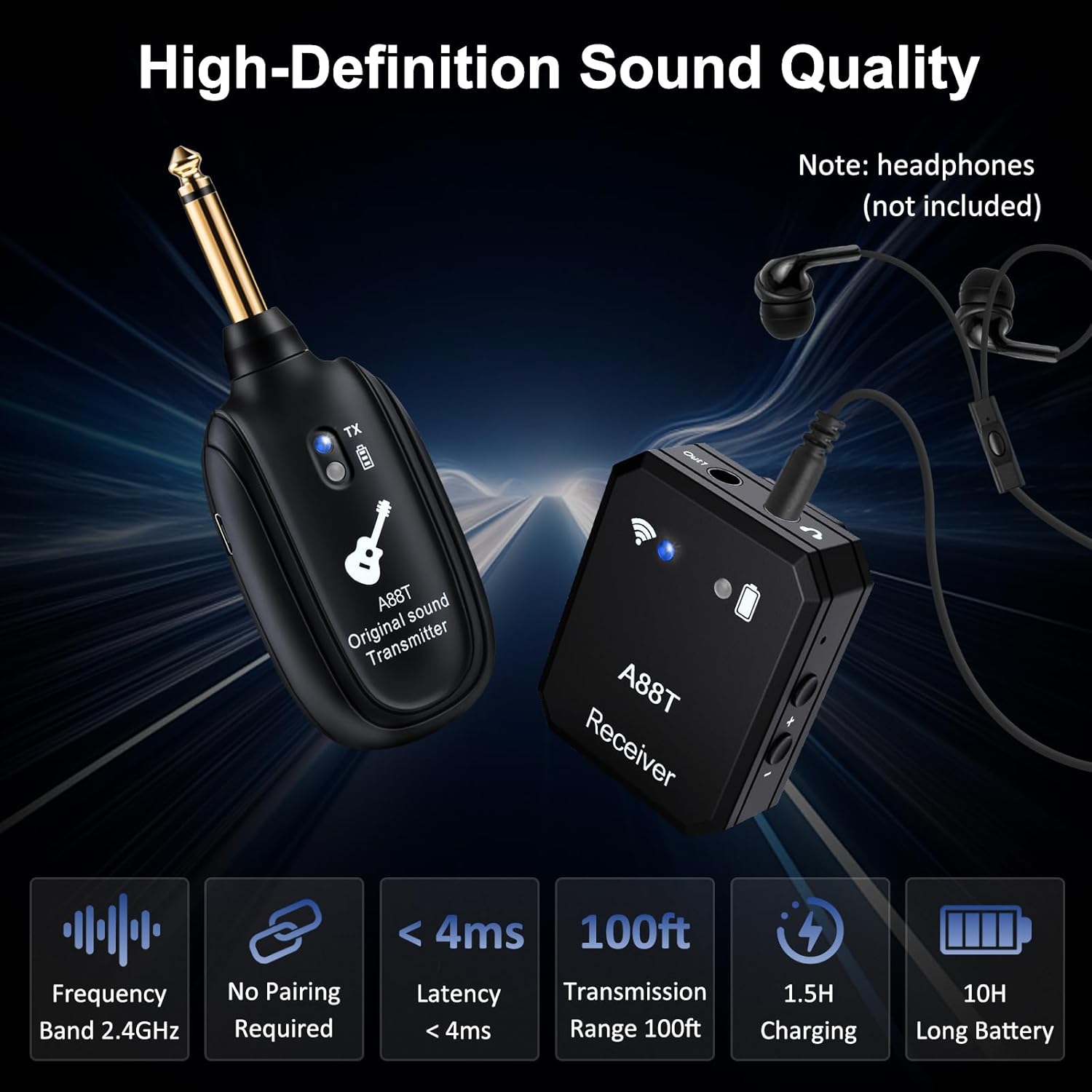 A88T Wireless In-Ear Monitor System