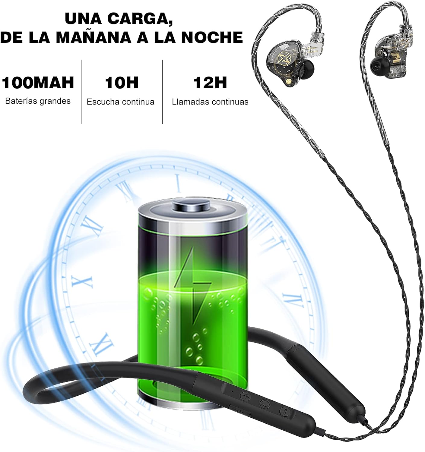 BX-03 + KZ Gale - Set Bluetooth Audiofilo - referencia Modulo Bluetooth BX-03 para Audifonos IEM