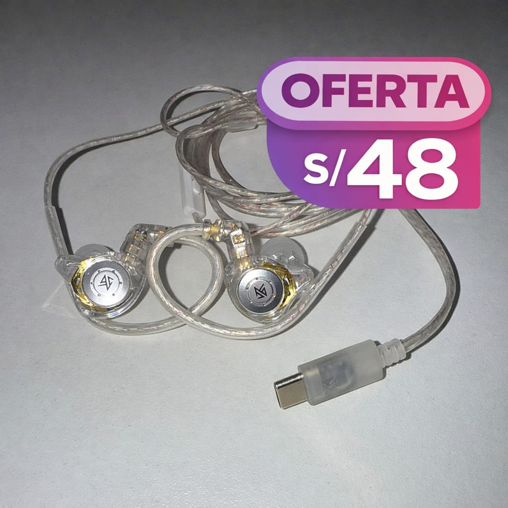 KZ EDX PRO + Cable Tipo C