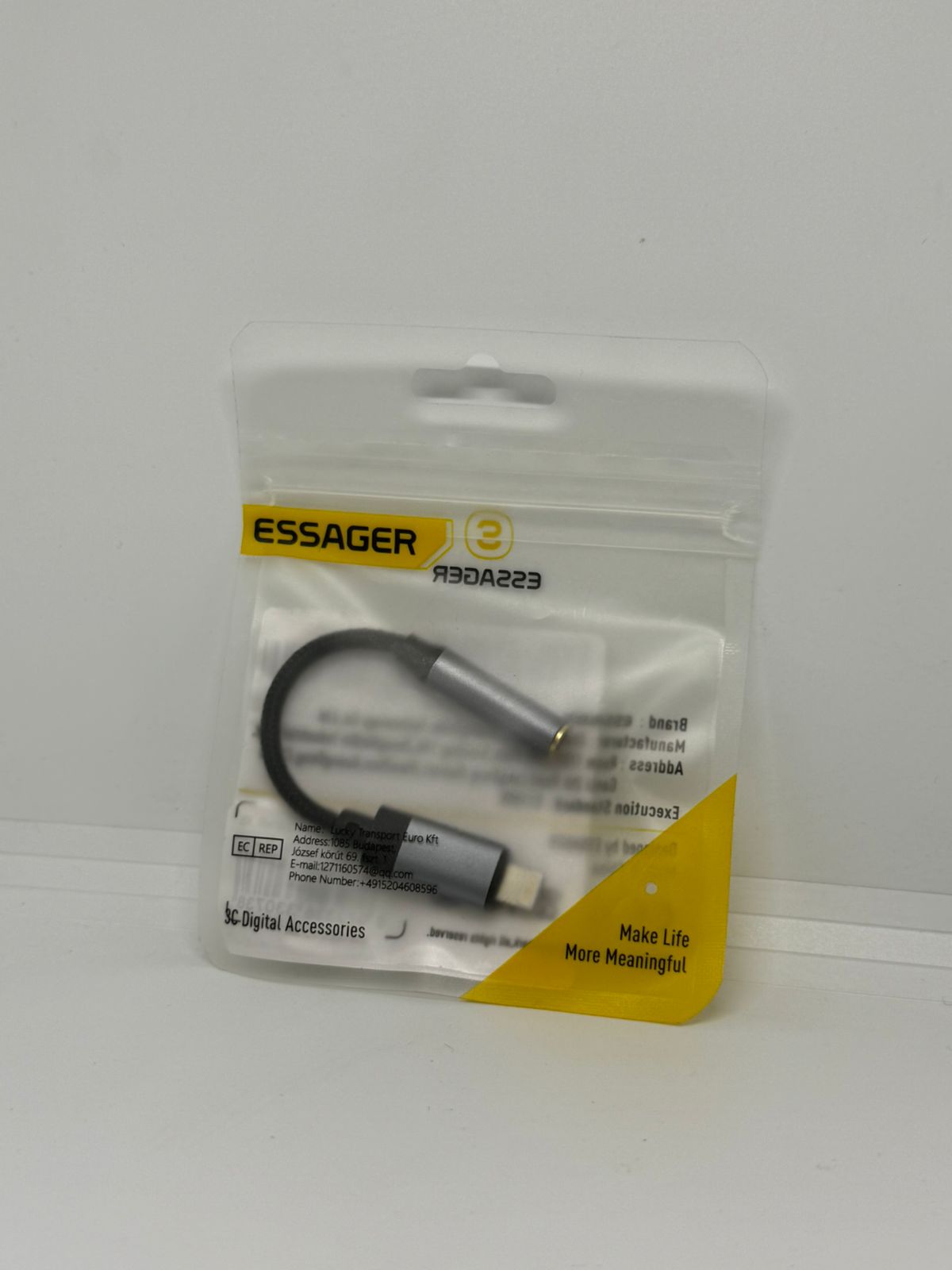 Adaptador Lightning Essager - No reconoce microfono