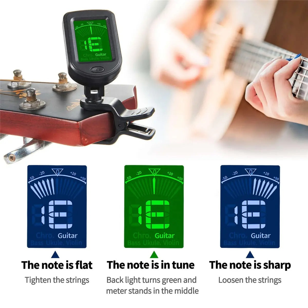 TUNER - Afinador de Instrumentos de Cuerda