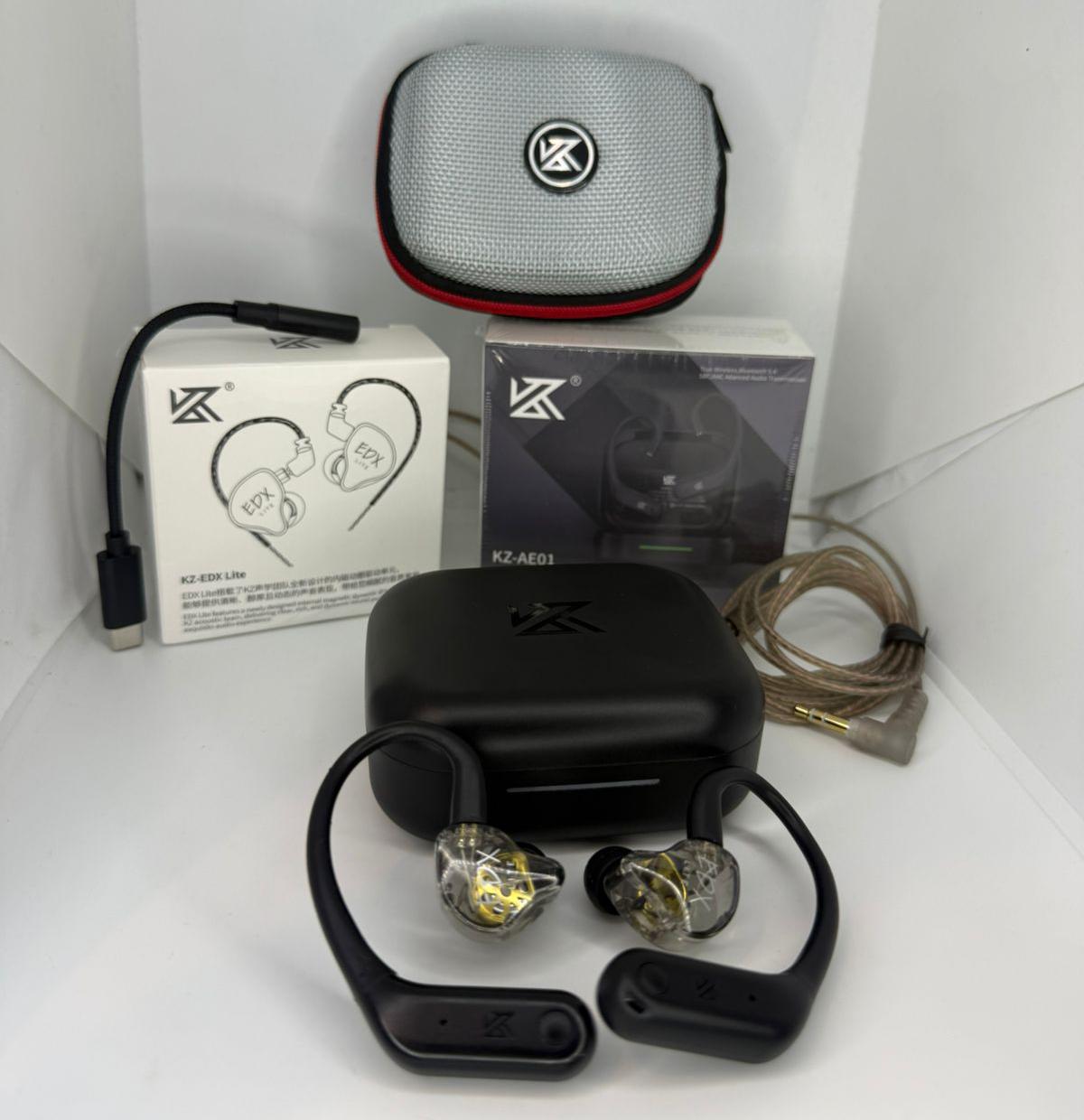 KZ AE01 + EDX LITE - combo bluetooth foto real