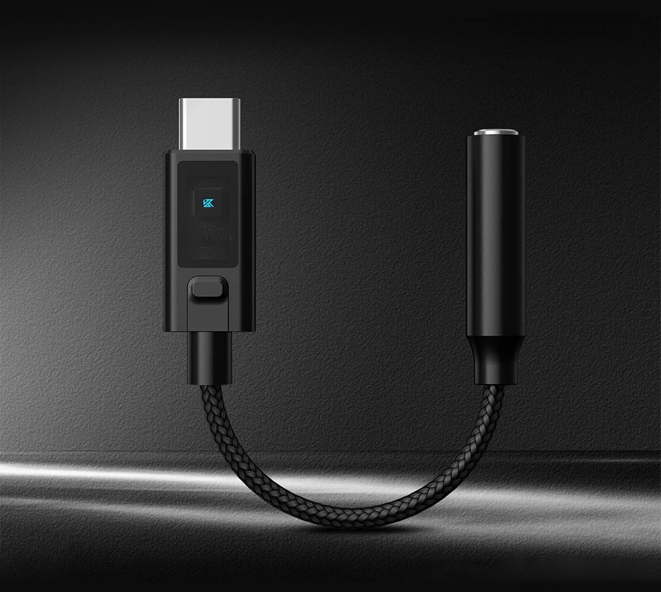 KZ AM02 DAC portátil USB-C con cable trenzado