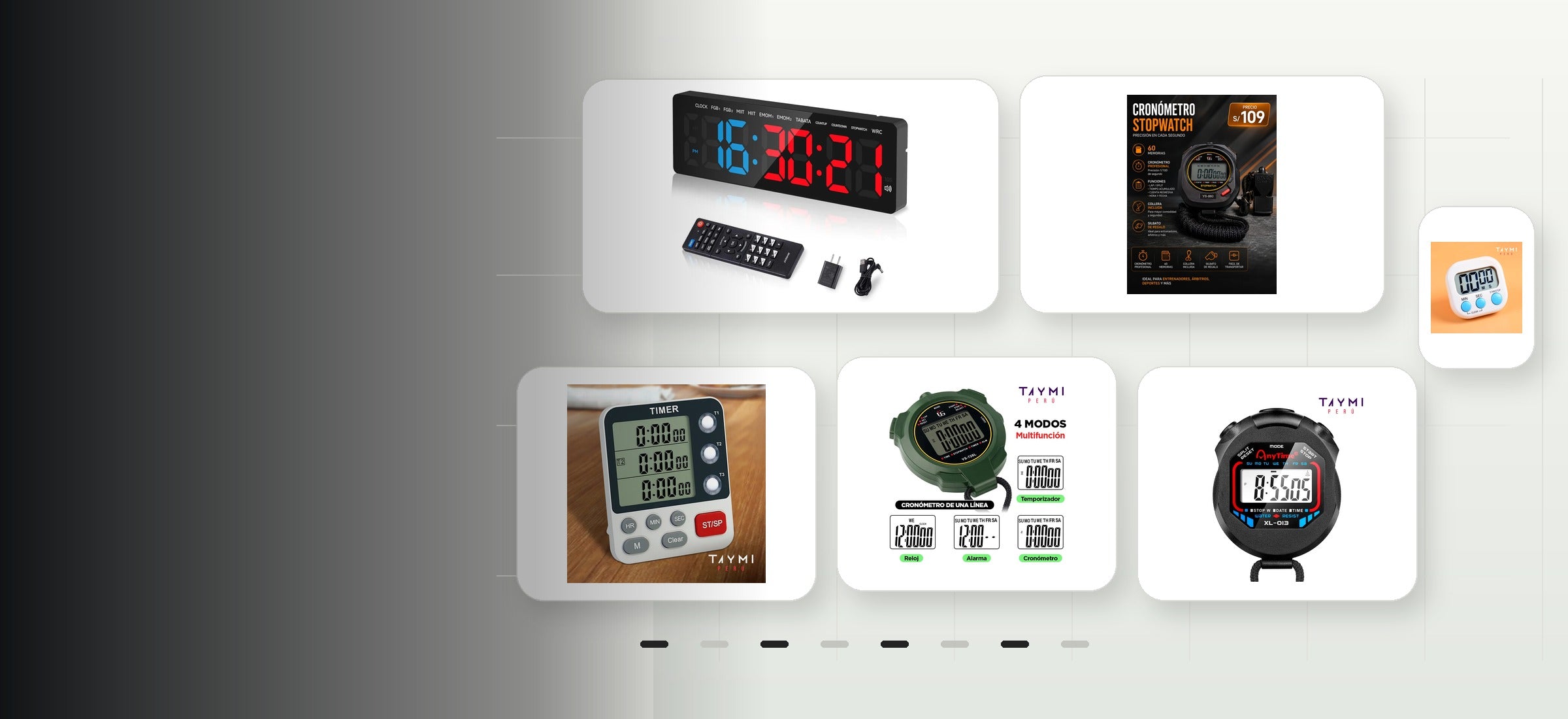 Cronometros y timers TAYMI - timers digitales y cronometros