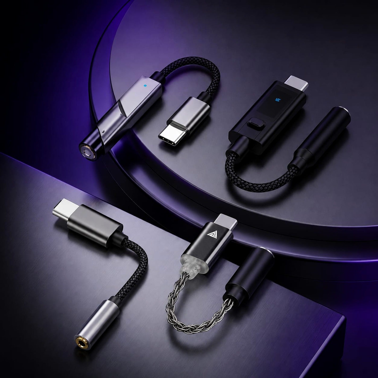 DACs TAYMI - dongles de audio Tipo C
