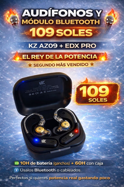 KZ AZ09 + EDX PRO - Combo Bluetooth - foto 1