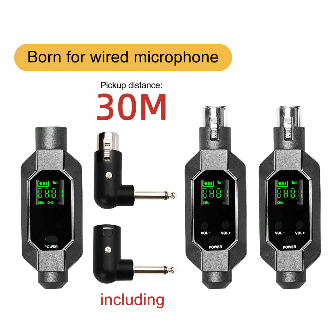 HEIKUDING 2.4GHz - Sistema de Micrófono