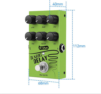 M-VAVE Classic Delay - Pedal True Bypass