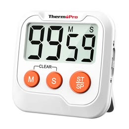 Temporizador 2 Niveles con Alarma Alta, Gancho, Base e Iman