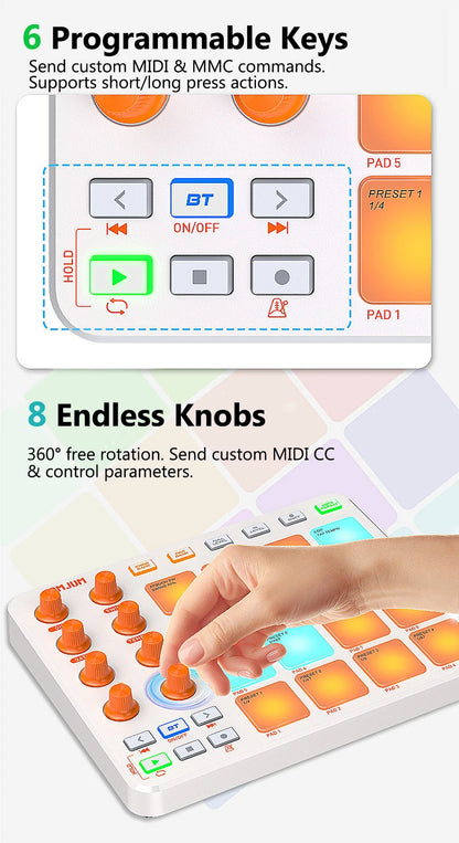 JAMJUM JP-1 - Pad MIDI RGB