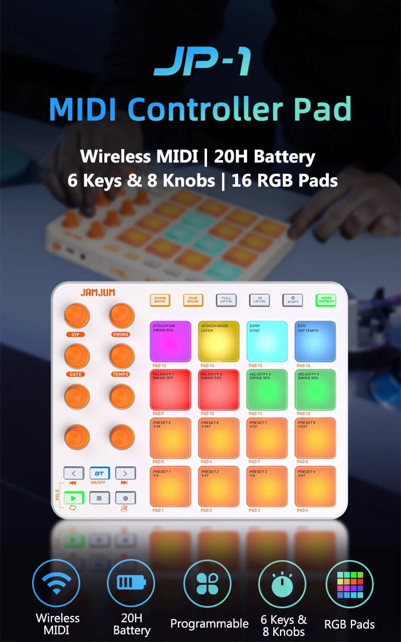 JAMJUM JP-1 - Pad MIDI RGB