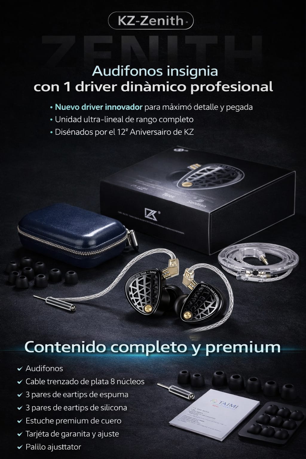 KZ Zenith - Auricular In-Ear Premium