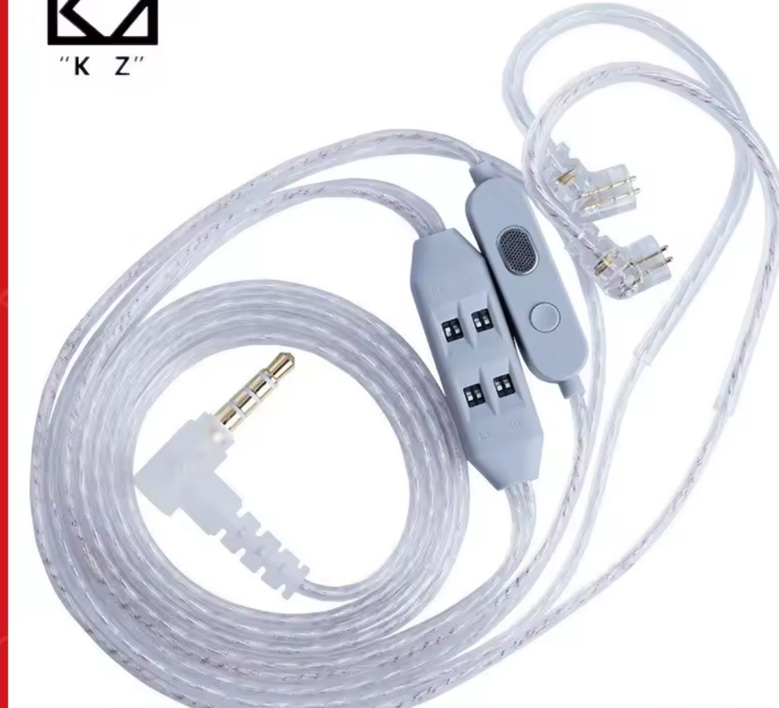 Cable KZ T8 con Microfono + Switches