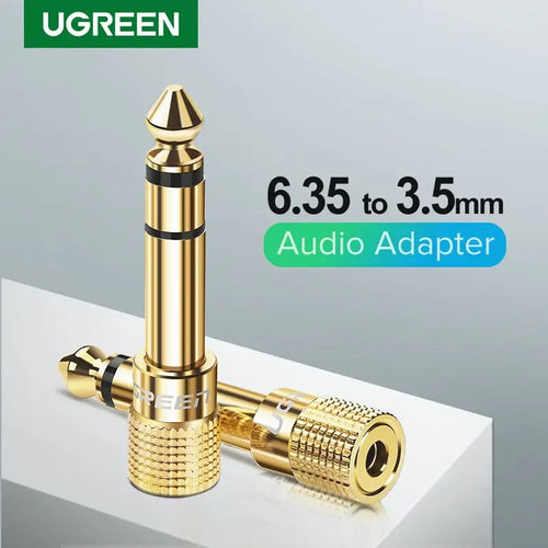 Adaptador Audio 3.5 6.35 UGREEN