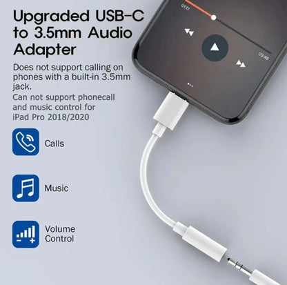 Adaptador Jack 3.5 a Tipo C