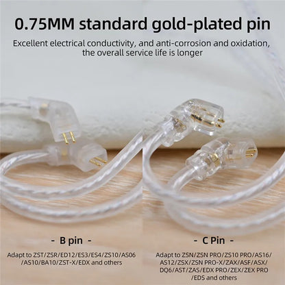 Cable Blanco (Pin B & Pin C) - KZ