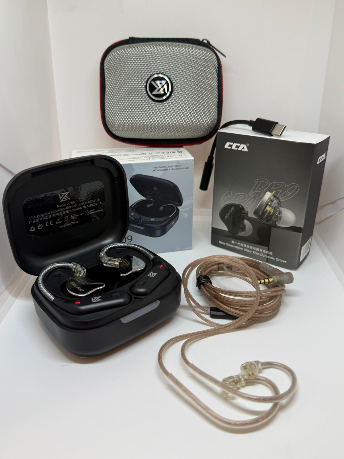 CCA CRA PRO + KZ AZ09 Modulo Bluetooth