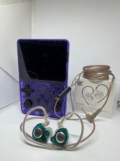 Consola Retro R36S 64GB + KZ EDX PRO