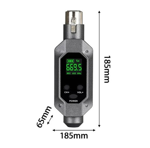HEIKUDING 2.4GHz - Sistema de Micrófono