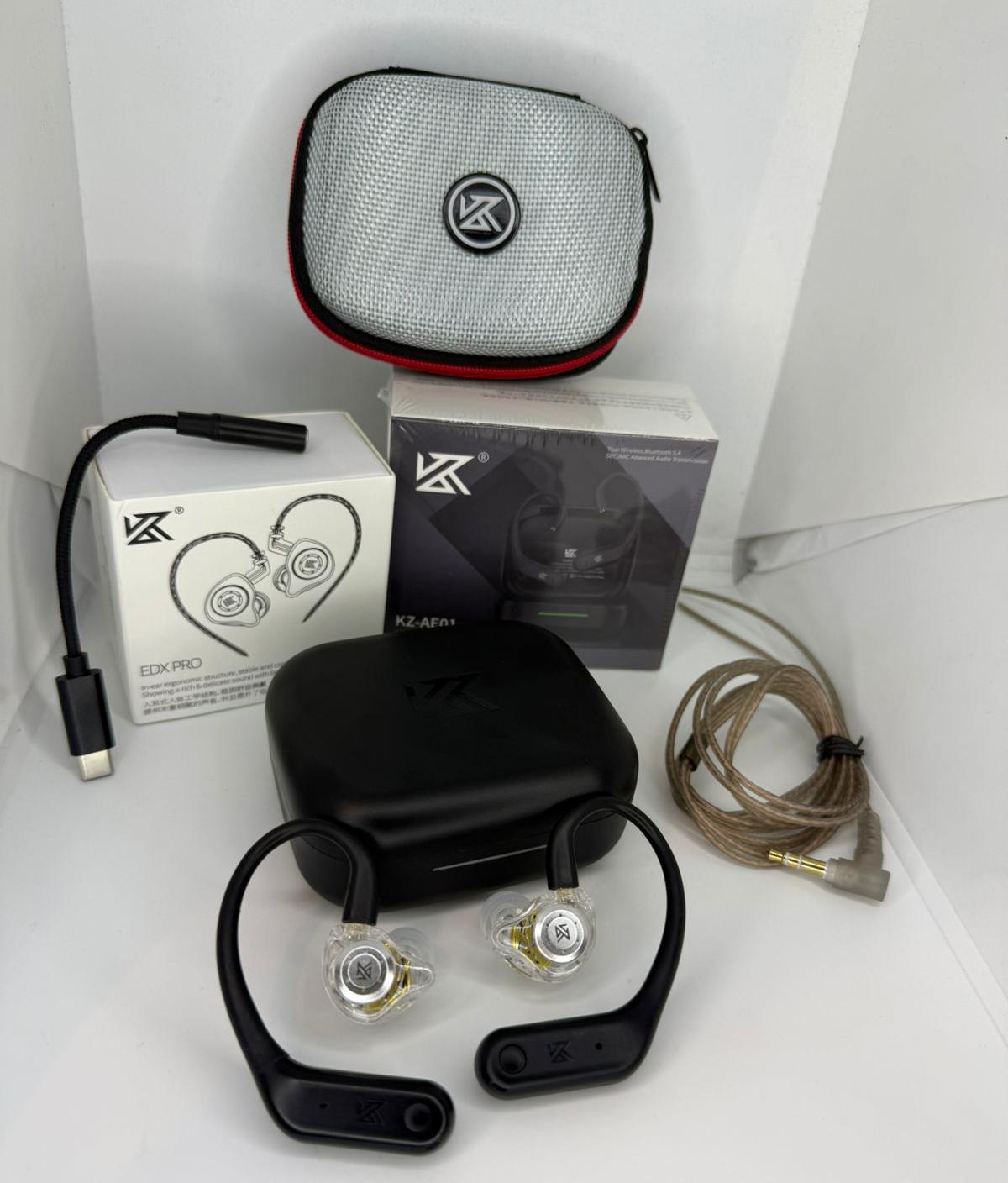 KZ AE01 + EDX PRO - combo bluetooth foto real