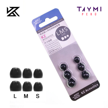 Almohadillas de Silicona (Set de 3 Pares) - KZ