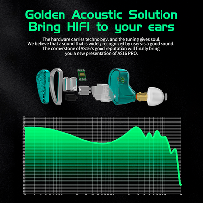 KZ AS16 PRO - Auricular In-Ear