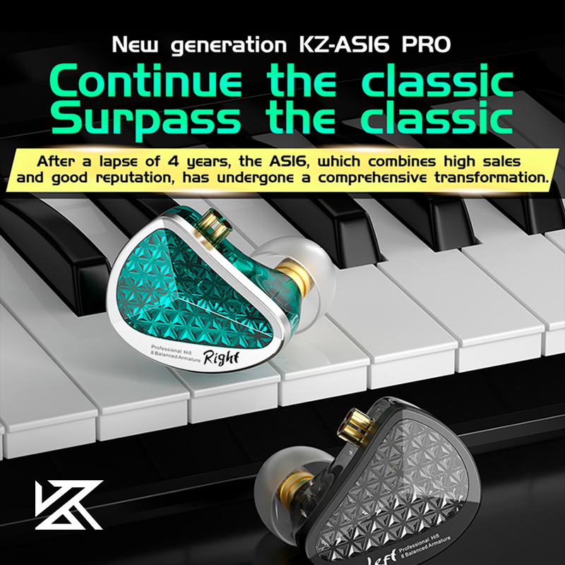 KZ AS16 PRO - Auricular In-Ear