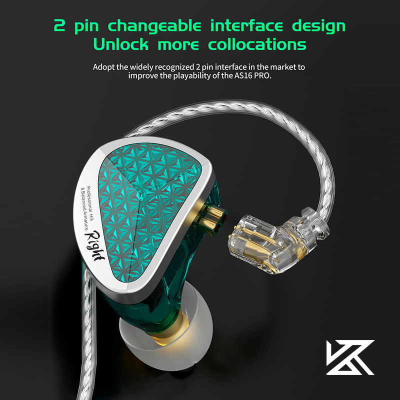 KZ AS16 PRO - Auricular In-Ear