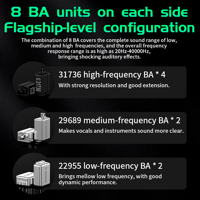 KZ AS16 PRO - Auricular In-Ear
