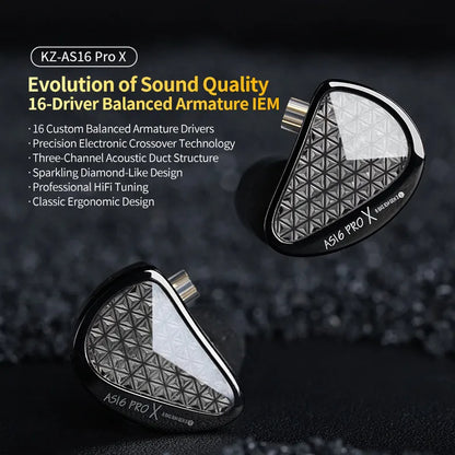 KZ AS16 PRO X - In-Ear Headphone