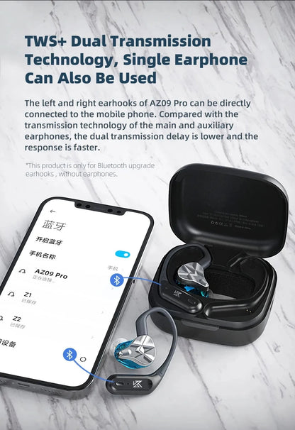 KZ AZ09 PRO - Bluetooth Adapter