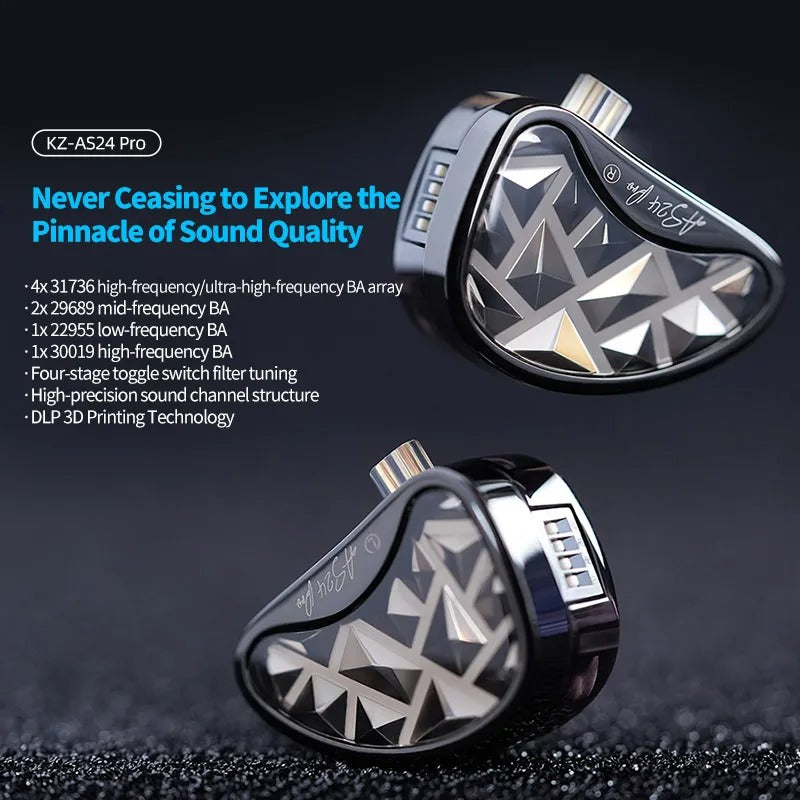 KZ AS24 PRO - Auricular In-Ear
