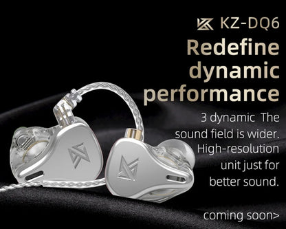 KZ DQ6 - In-Ear Headphones