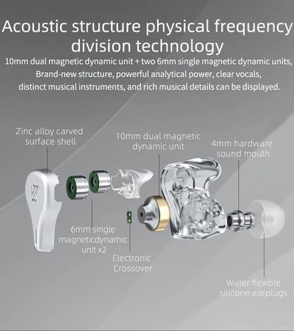 KZ DQ6 - In-Ear Headphones