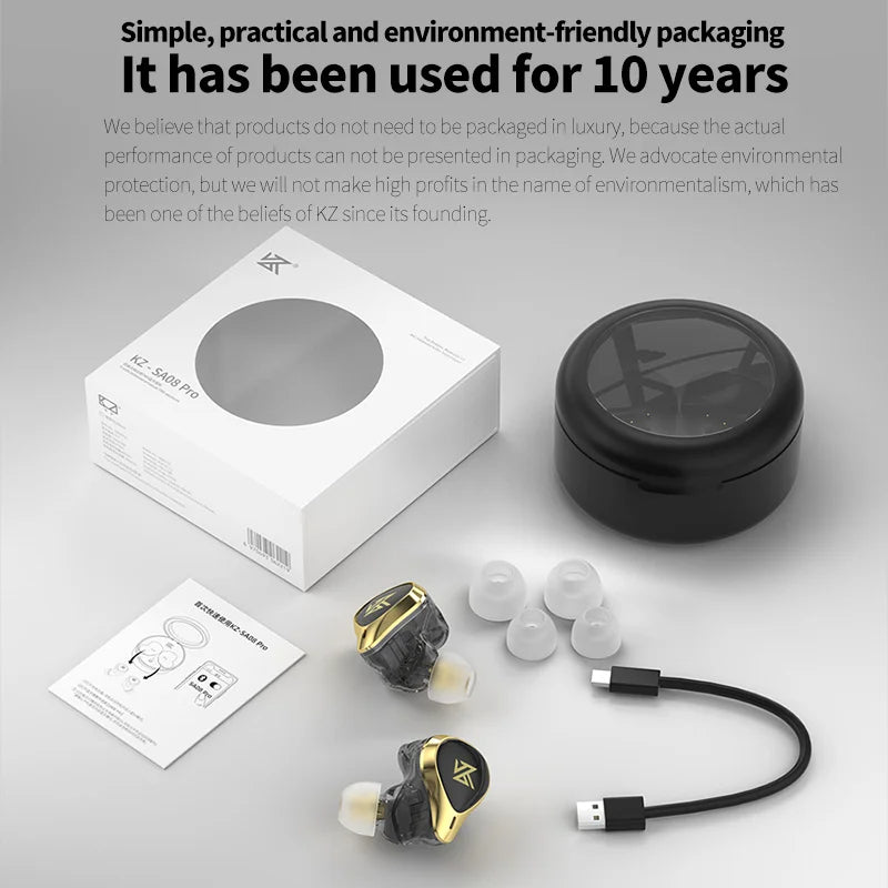 KZ SA08 PRO - Auricular In-Ear Bluetooth