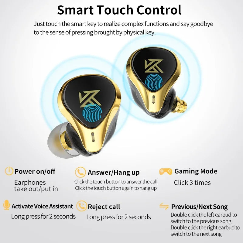 KZ SA08 PRO - Auricular In-Ear Bluetooth