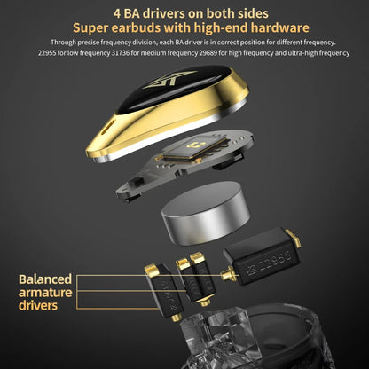 KZ SA08 PRO - In-Ear Bluetooth Headphone
