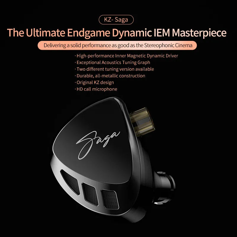 KZ SAGA - Auricular In-Ear