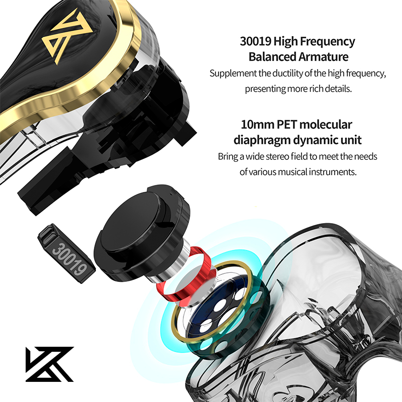 KZ SK10 PRO - Auricular In-Ear Bluetooth