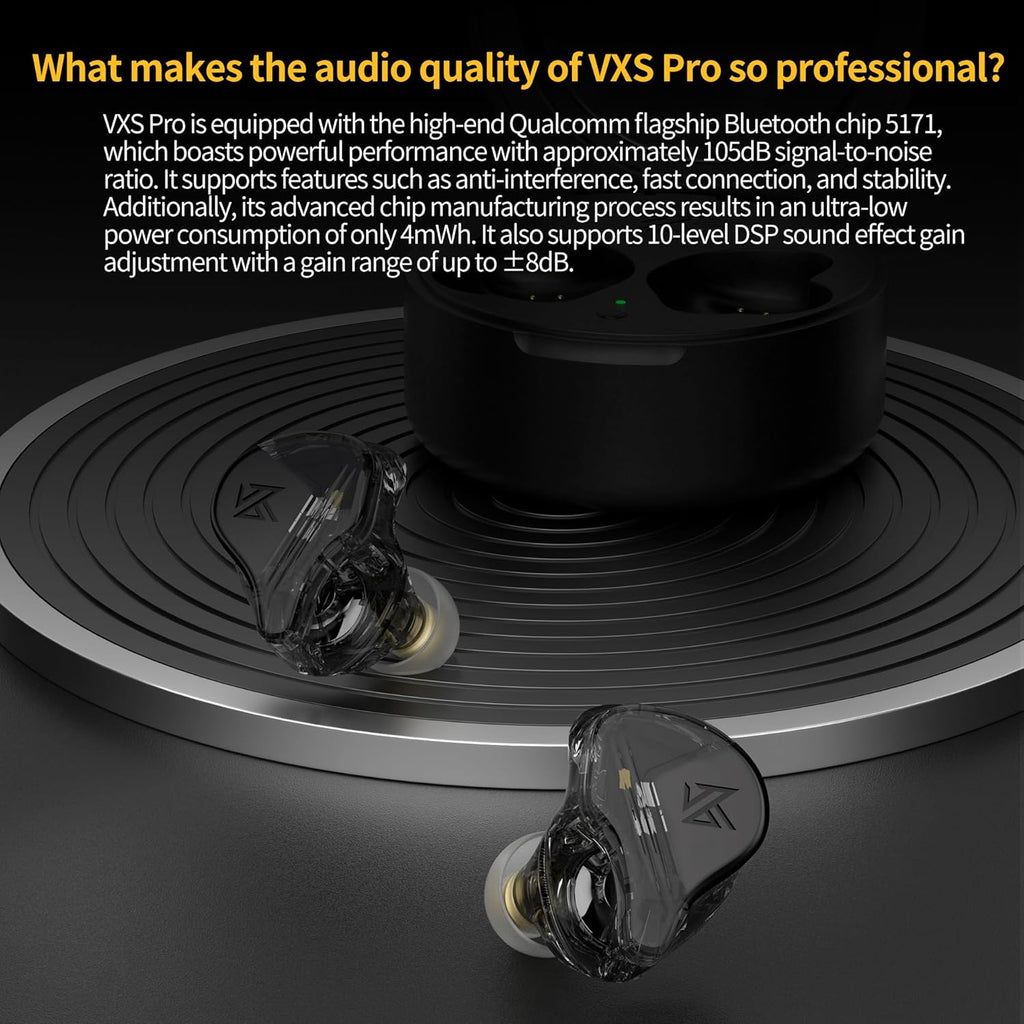 KZ VXS PRO - Auricular In-Ear Bluetooth