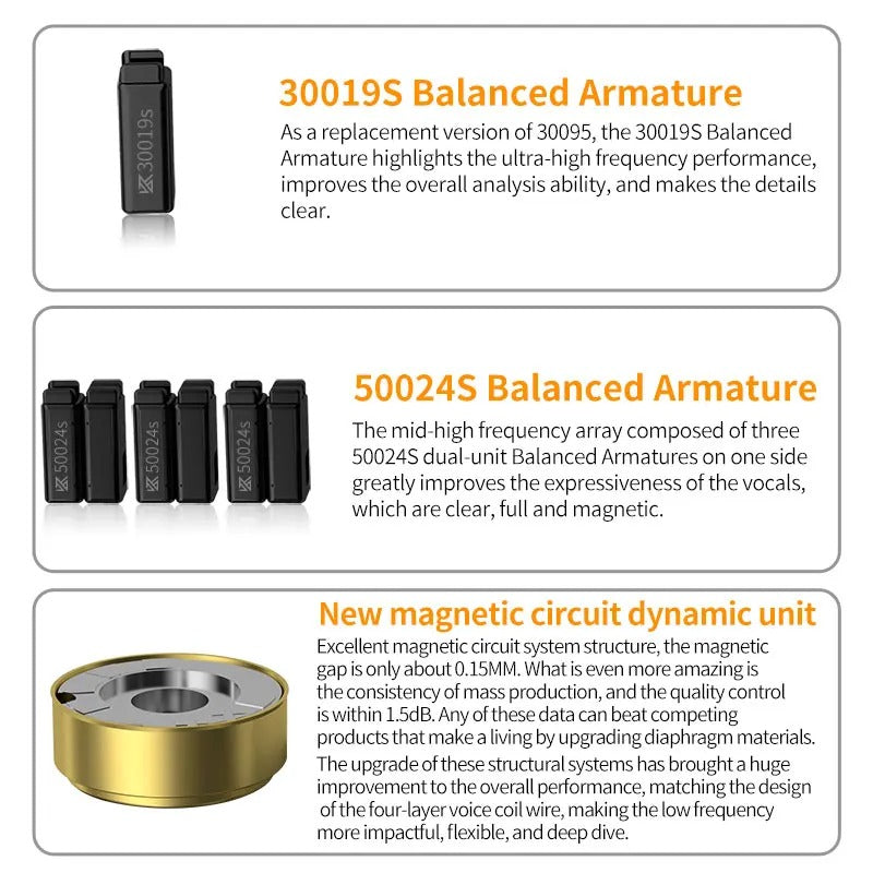 KZ ZAR - Auricular In-Ear