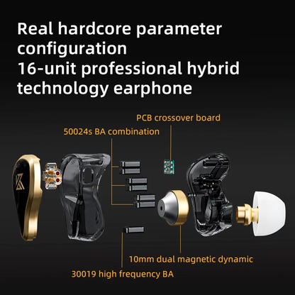 KZ ZAS - In-Ear Headphones