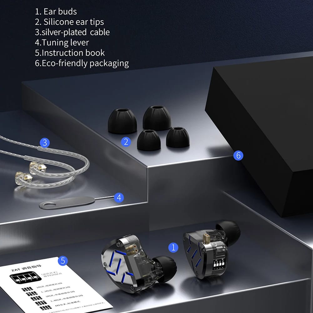 KZ ZAT - Auricular In-Ear