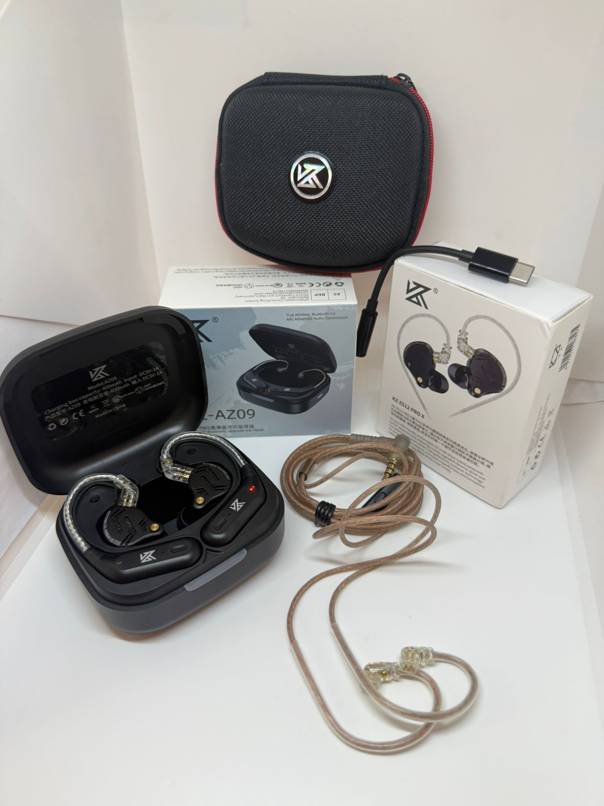 KZ ZS12 PRO X + KZ AZ09 Modulo Bluetooth