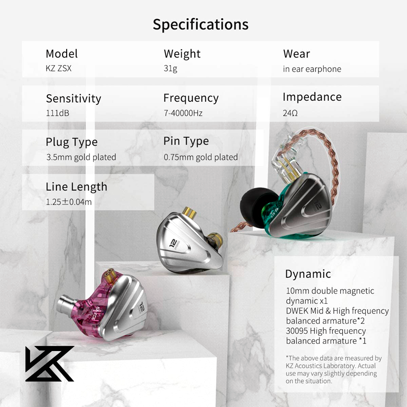 KZ ZSX TERMINATOR - In-Ear Headphone