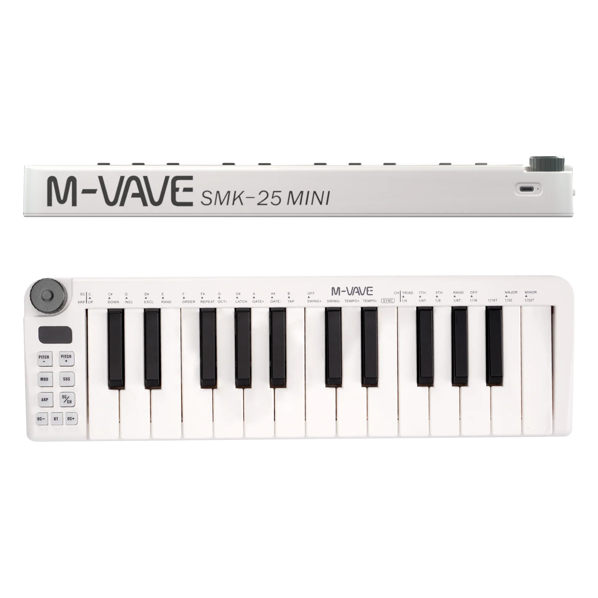 M-VAVE SMK-25 MINI - Controlador MIDI portátil