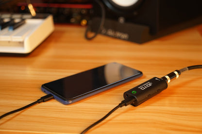 JOYO MOMIX CAB conectado a smartphone, guitarra y audífonos